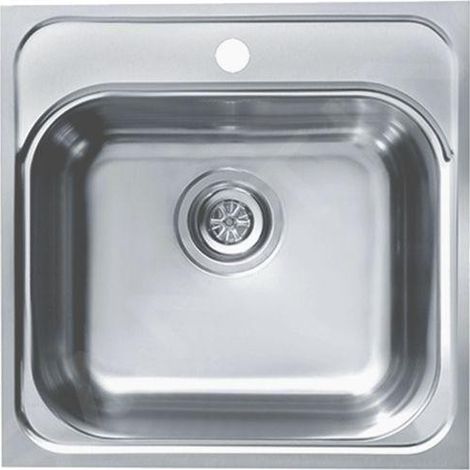 Alveus Basic - Évier 465x465 mm, inox 1100905 (1/3)