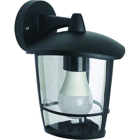 LANTERNA A MURO TIPO BASSO COZY CM 19.3XH23 NERA PAPILLON (26101)