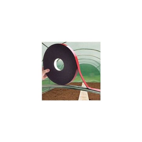 2 pièces de ruban en mousse résistant à la chaleur et conducteur de chaleur pour cerceaux de serre de jardin 20mm  20m,TRIMEC