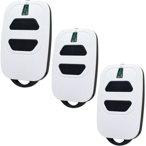 Télécommande portative pour porte de garage – Lot de 3 unités, fréquence 433,92 MHz, compatible DEA GTI2/4, GT2/4, Mio TR2/4 et TR2N/4N