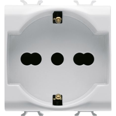 PRISE 2M 2P+T 16A P30-17 STD I/D BL.SAT. GEWISS GW15204
