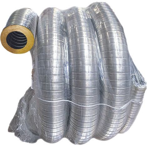 Tuyau flexible isolé à double paroi acier inoxydable aisi 316l d.100