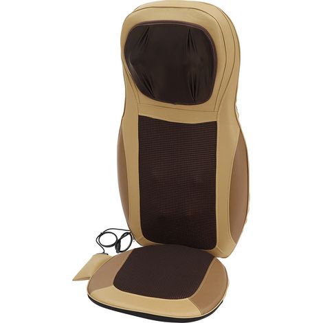 Coussin de massage 48W, siège Shiatsu, masseur de dos et de cou, chaise de massage 220V  Pour canapé, un fauteuil inclinable, une chaise de bureau ou une chaise de salle à manger