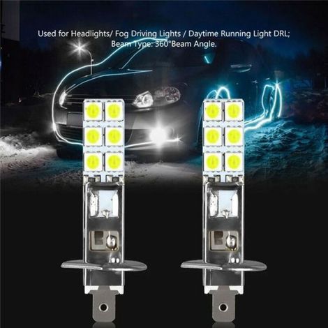 Ampoule H1 - 12 V - 55 W - 6000 K - Pour Feux Antibrouillard - 4 Pièces (1/5)