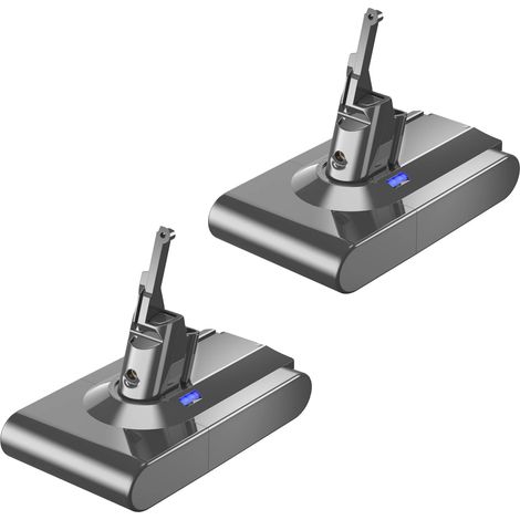 Batterie de remplacement, capacité 6000mAh, compatible avec le modèle d'aspirateur V8/SV10, 2 BAT (1/2)