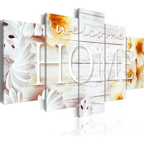 Tableau Imprimé "Summer at Home" 50 x 100 cm (1/2)
