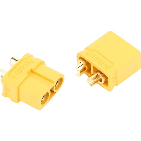 10 Paar XT60U Stecker/Buchse, vergoldetes Messing, Hochstrom, für RC-Modellflugzeuge (1/5)