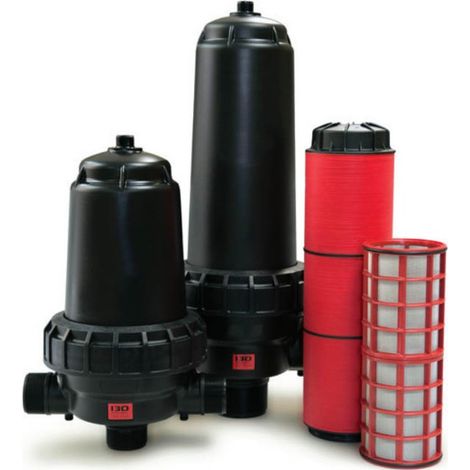 2''-Ringfilter mit hoher Durchflussrate 30 m3/h - Langes Modell