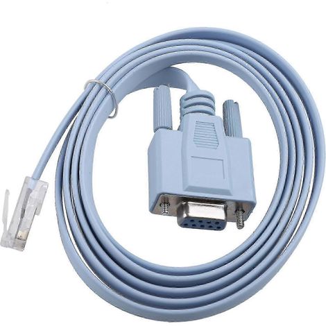 Câble console DB9-RJ45, adaptateur réseau 9 broches pour commutateur Cisco, 1,5 m (1/5)