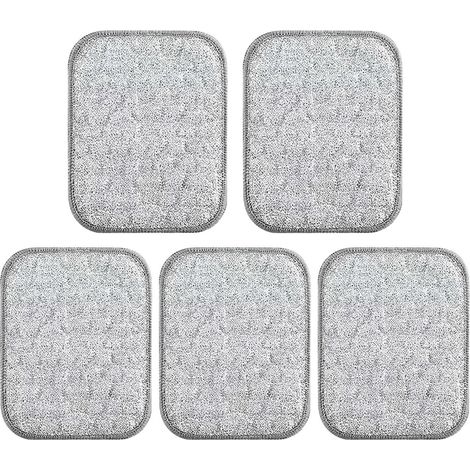 Torchons de Vaisselle  Torchons Double Face Anti-Rayures  Chiffons De Vaisselle Métalliques  pour Appareils Électroménagers Éviers Casseroles Poêles Cuisinière Femme Au Foyer (1/5)