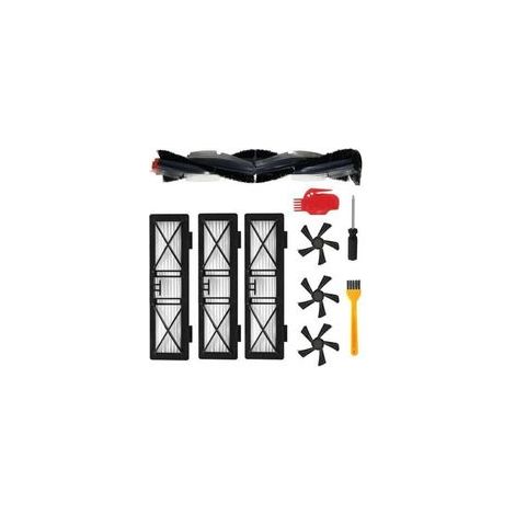 Kit d'accessoires pour Neato série D - Pièce de rechange pour brosse à rouleau - Filtre HEPA - Brosse latérale (1/3)