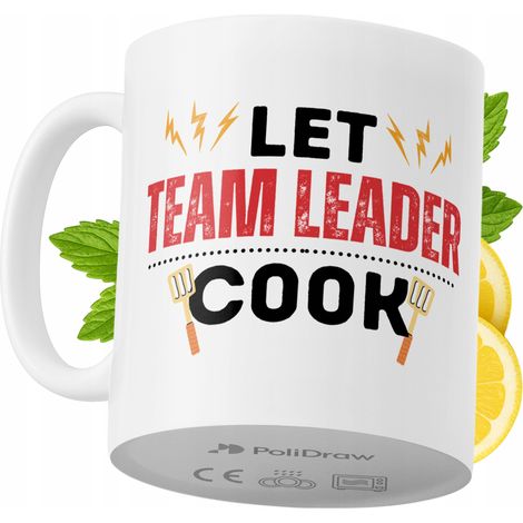 Lustige Tasse für Teamleiter – Kaffee- oder Teetasse mit witzigem Textdesign – ideal für Geburtstage, Namenstage, Feiertage und besondere Anlässe. Hochwertige Tasse für Homeoffice, Büro und Arbeit. Fa
