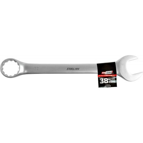 Clé plate AWTOOLS en acier CrV DIN3113 taille 38 (mm)