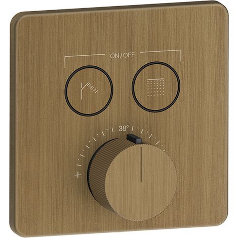 Gessi Hi-Fi Fertigmontageset Thermostat mit Tasten-Bedienung