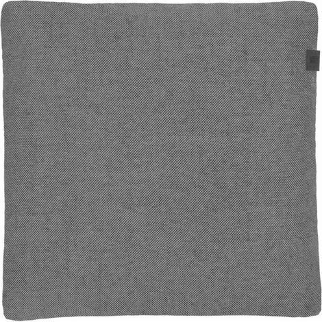 SCHÖNER WOHNEN Zierkissenhülle ohne Füllung SOLO - 1 Stück 38x38 cm, Grau