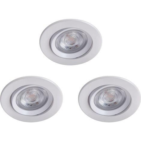 Philips Sparkle Set de 3 Focos Empotrables (Blanco) Luz blanca cálida - LED (1/5)