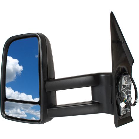 Mercedes Sprinter B907 B910 2018 - elektrisch beheizbarer Außenspiegel, langer Arm, 25 cm, links