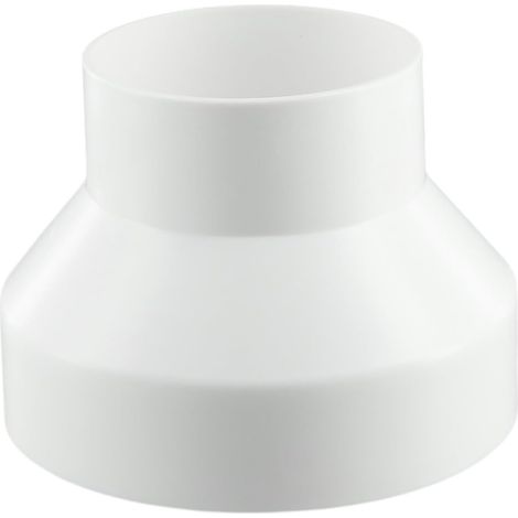 Réducteur De Conduit - 1 Pièce - ABS Épais - Raccord Circulaire 150-100mm - Pour Ventilation Et Hotte - Blanc (1/5)