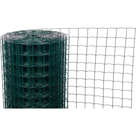 Geflecht EUROPLAST 3, 1000/50x50/2,20 mm, grün, RAL 6005, Zn+PVC, Umzäunung, Packung 25 m