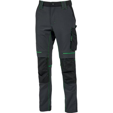 Pantaloni da Lavoro UPower Atom Grigio-Verde S