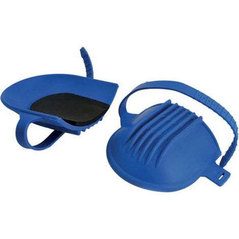 2 PIÈCES GENOUILLÈRES POUR CARRELEUR EN CAOUTCHOUC Taille : Bleu