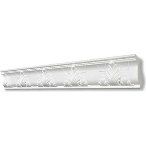 DECOSA Moulure G24 - polystyrène - blanc - 53 x 53 mm - long. 2 m - 10 pces (=20 m) (1/5)