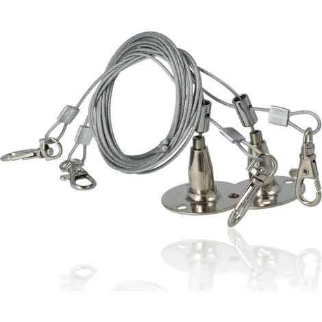 Kit montaggio sospensione per pannello led (1/2)