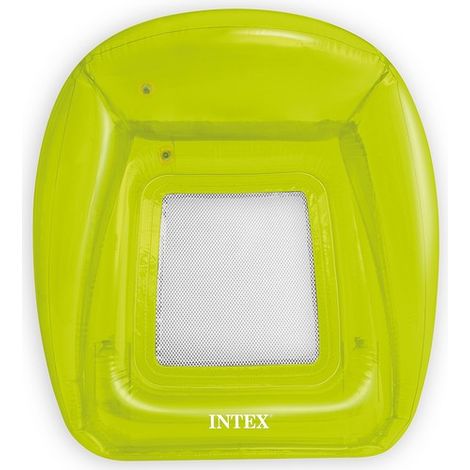Intex poltrona galleggiante gonfiabile trasparent lounges cm. 104x102 - Intex