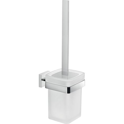 Gedy Elba porta scopino wc a parete cromato con ciuffo in setole codice prod: 0000A0331300003 (1/3)