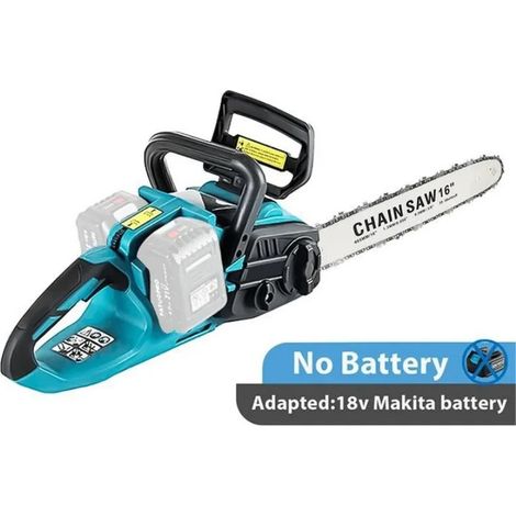 Makita – tronçonneuse électrique sans fil 3500W, outil électrique pour le travail du bois, coupe-jardin portatif de 16 pouces pour batterie, Sans batterie