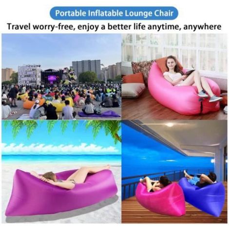 Canapé Gonflable - Imperméable - Air Sofa - Léger - Portable - Anti-fuites d'air (1/4)