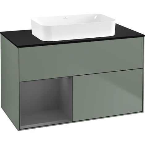 Villeroy & Boch F652GKGM Meuble sous-lavabo Finion F65 (1/2)