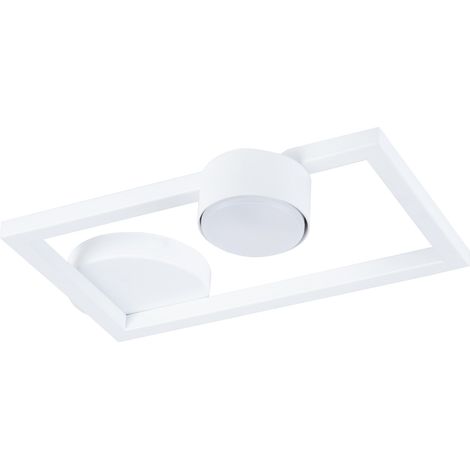 Plafoniera moderna bianca rettangolare GX53 12W Frame Sigma (1/2)