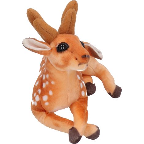 Cerf Sika en peluche, décoration de jardin, animal en peluche, ornement pour maison et patio, 50 cm / 19,7 pouces (1/5)