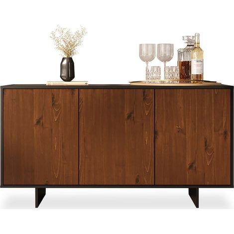 Buffet ARTO Noir/Châtaignier (1/5)