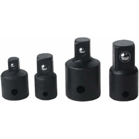 Adaptateur De Douille - 4 Pièces Pour Raccordement Entre Douilles Et Manches À Cliquet - 1/2"F x 3/8"M 3/8"F x 1/4"M 3/8"F x 1/2"M 1/4"F x 3/8"M (1/4)