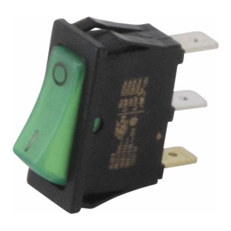 Interruttore unipolare nero luminoso - DIFF per Bosch : 87168121620