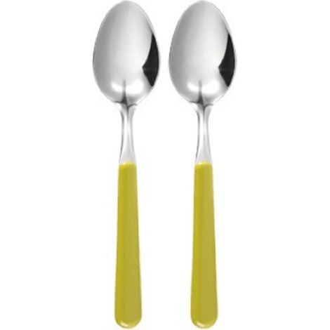 Excelsa cucchiaini Trendy caffè acciaio inox verde 2 pezzi