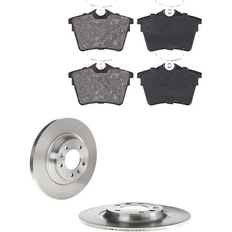 KIT FRENI POSTERIORI compatibile con PEUGEOT 407 (6D) - DISCHI + PASTIGLIE OEM: P 61 079 / 17555 /SOSTITUZIONE DIRETTA/BASSA POLVERE/SILENZIOSO (1/5)