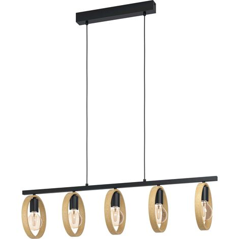 Eglo Ipsden Lámpara Colgante Negra 110 cm