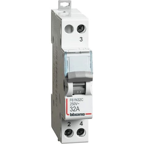 Commut Con Zero Centrale 1No - 32A - 230/400V Btdin ( Bticino Cod. F61N32C )