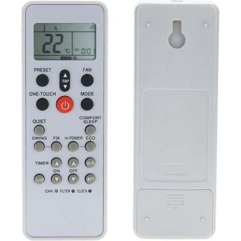 Mando a distancia de repuesto para aire acondicionado compatible con aires acondicionados split Toshiba WC-L03SE KTDZ003 RAS-10SAV-A RAS-107SKV RAS-M07SKV-E RAS-M22SKV-E RAS-10SAV-E RAS-10SKV-A RAS-10 (1/4)