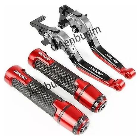 Levier d'embrayage pour Honda CBR250R 2011-2018 (rouge)