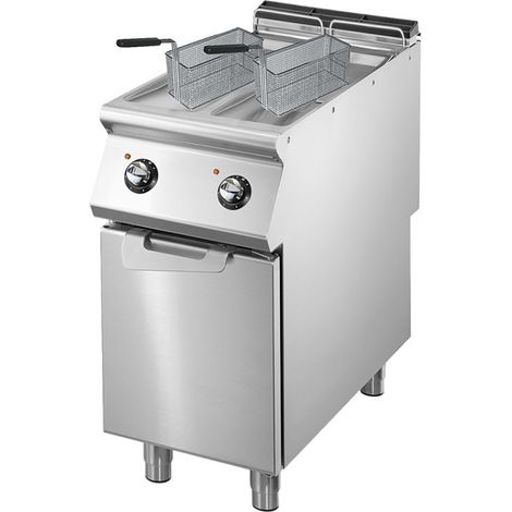 Friteuse électrique, capacité 2x 8 litres - VIRTUS (1/2)