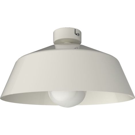 LUMICOM TOKYO Plafoniera, 1xE27, max 42W, metallo, bianco lucido, D.35cm