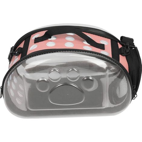 Sac de transport pliable pour animaux de compagnie, sac de transport transparent style vaisseau spatial, sac à main pliable, sac de transport souple pour chatons et chiots – pour les voyages, les prom (1/5)