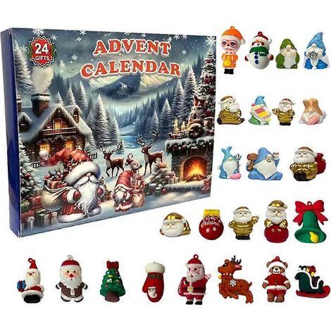24-tägiger Adventskalender mit Wichtelanhänger (1/5)