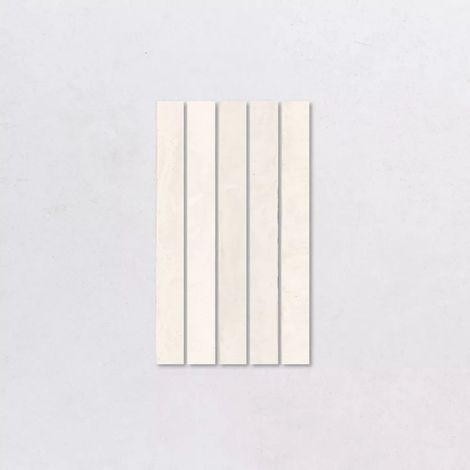 Carrelage Effet Zellige Blanc DOMUS Moon white 4,8x45cm