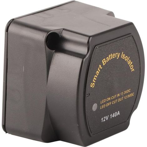 Isolateur de Batterie 12 V 140 A Accessoires D'installation de Relais Sensibles à la Tension de Automatique pour VTT, UTV, Bateaux, Camping-Cars, Véhicules Maritimes, Camions et (1/5)