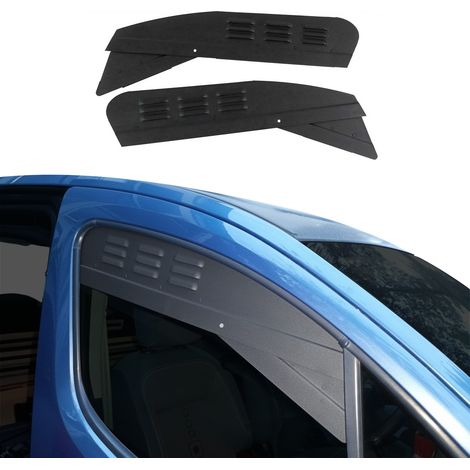 OMAC Grille d'aération de Fenêtre de Voiture Airvent Compatible avec Citroën Berlingo 2008 à 2018, Grille de Ventilation Aérateur de Fenêtre, 2 Pcs Noir (1/5)